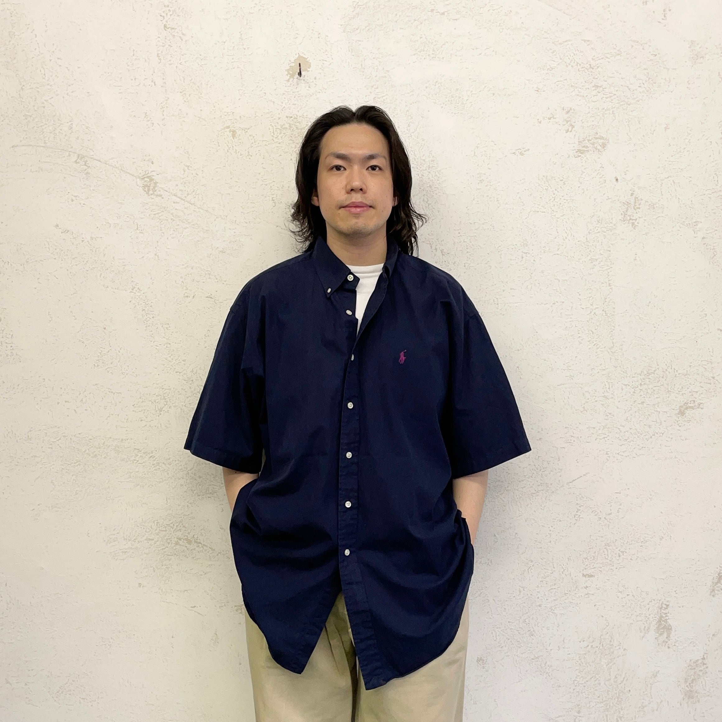 90's Ralph Lauren BLAKE 半袖シャツ size/XL ラルフローレン 90's Ralph Lauren BLAKE 半袖シャツ size/XL ラルフローレン