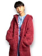 Heavy knit long cardigan