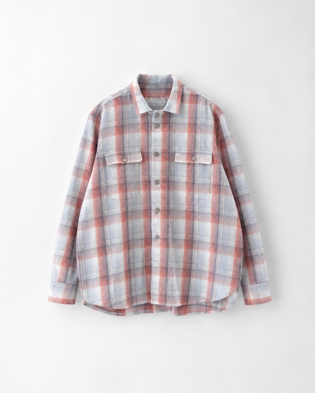 ATOZ ATOZ SHIRT RED×BLUE CHECK