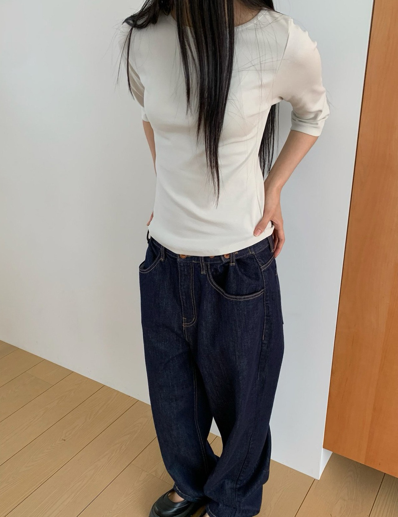 【新作5％OFF・3日間】Three-quarter sleeve Tops_5colors