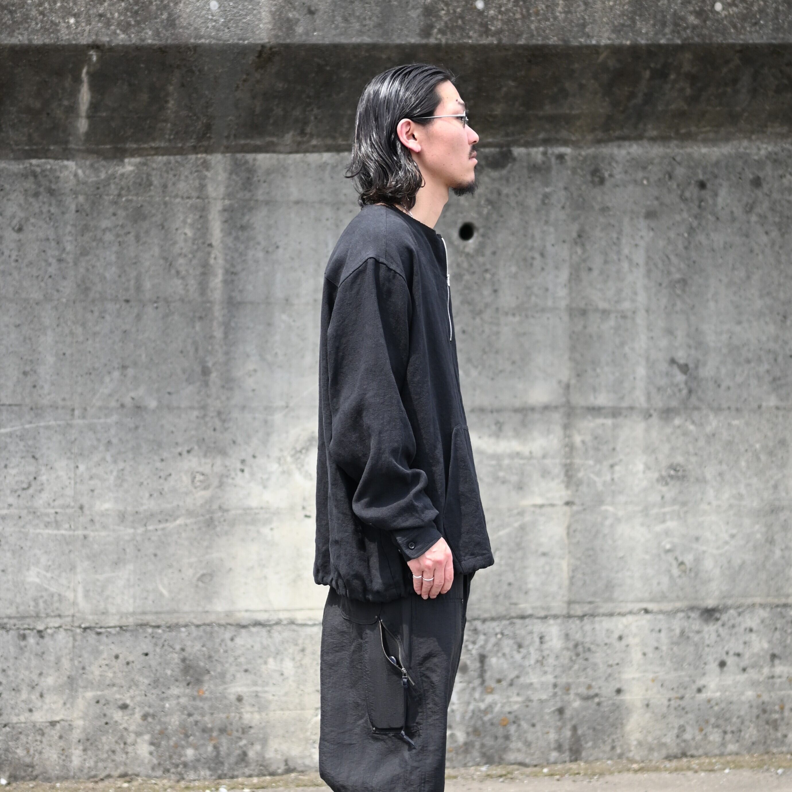 UNTRACE / 256(ハーフジッププルオーバーシャツ) | GANKO