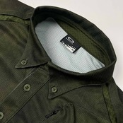 OAKLEY オークリー 背中BIGロゴ BD 半袖 ポロシャツ サイズ XL /メンズ/ゴルフ/カーキグリーン系