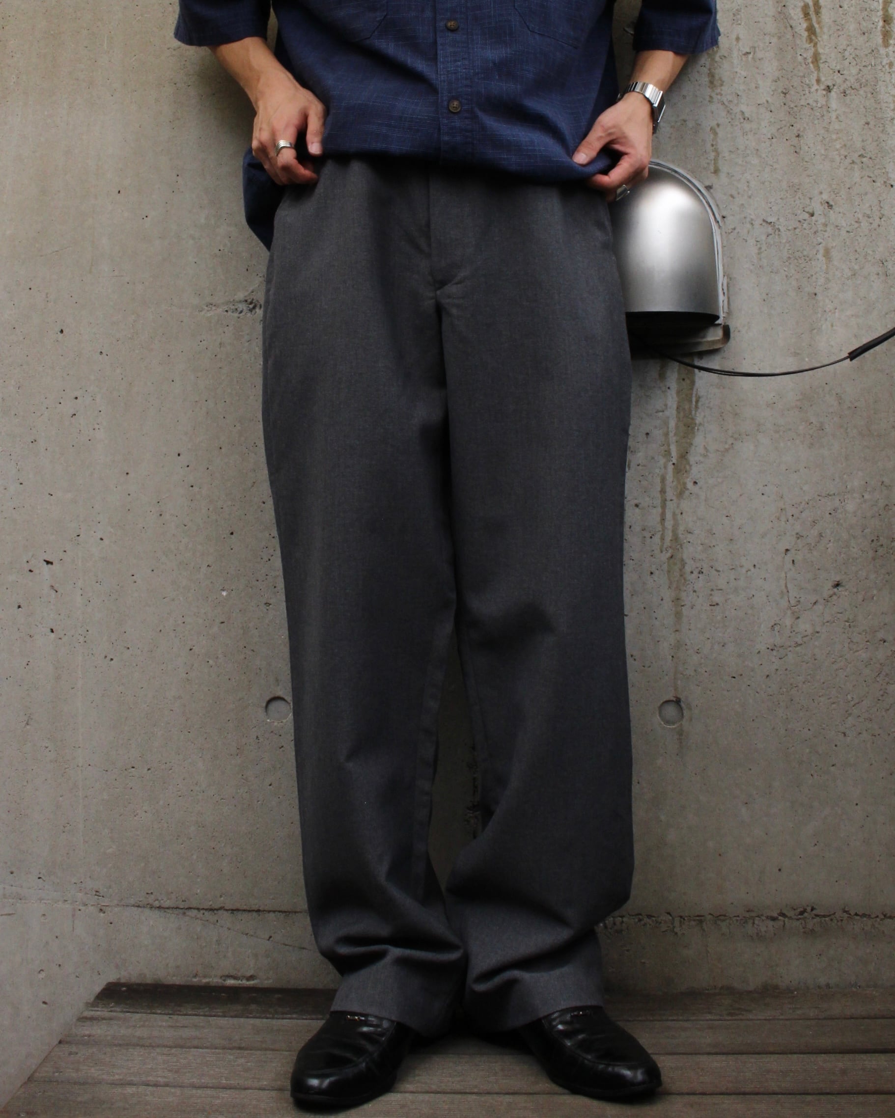 NYLON WIDE EASY TROUSERS made by Antwort | PAY ID