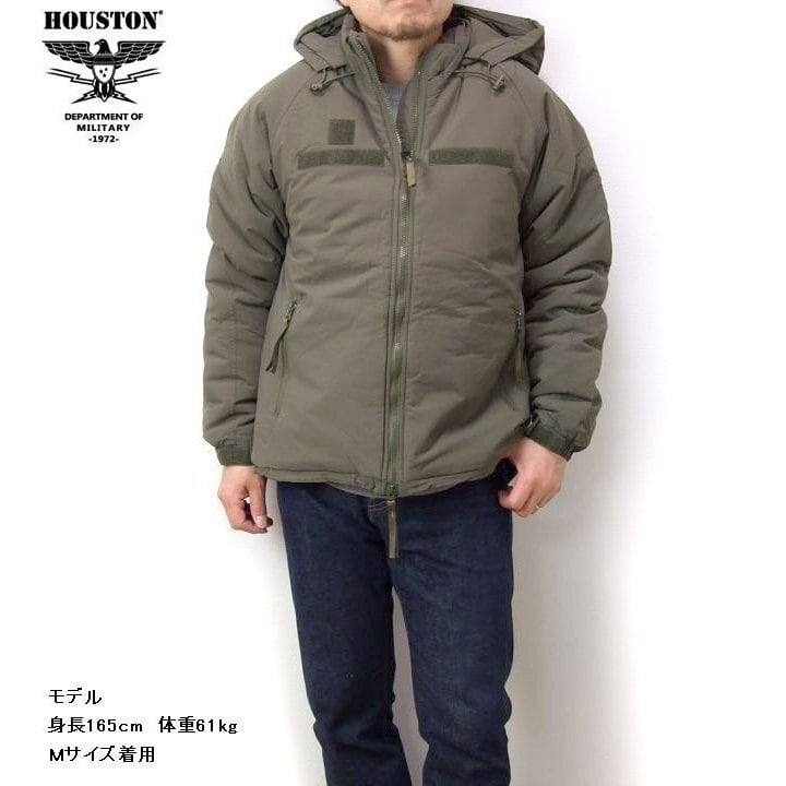 パーカー メンズ 温かい中綿 ヒューストン 50323 LEVEL7 JACKET レベル7 ジャケット ダウンの1.5倍を誇る保温機能シンサレート