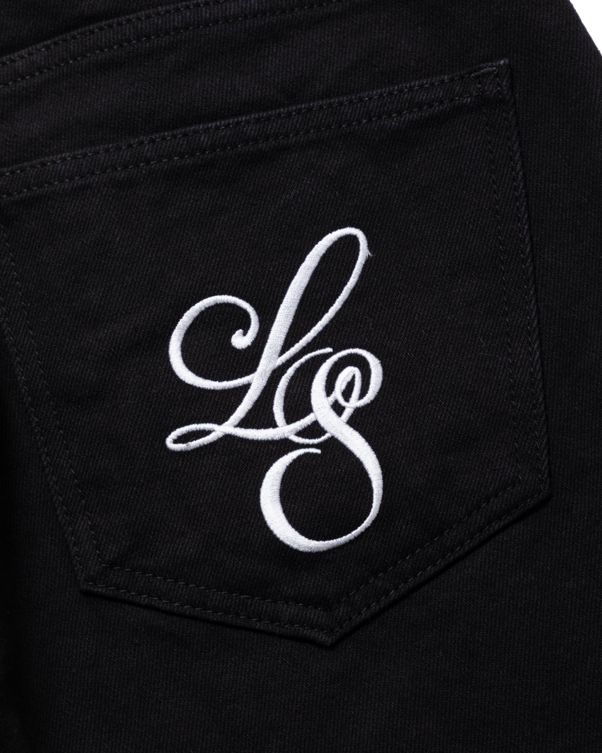 20.BLACK DENIM SHORTS | lamersphere