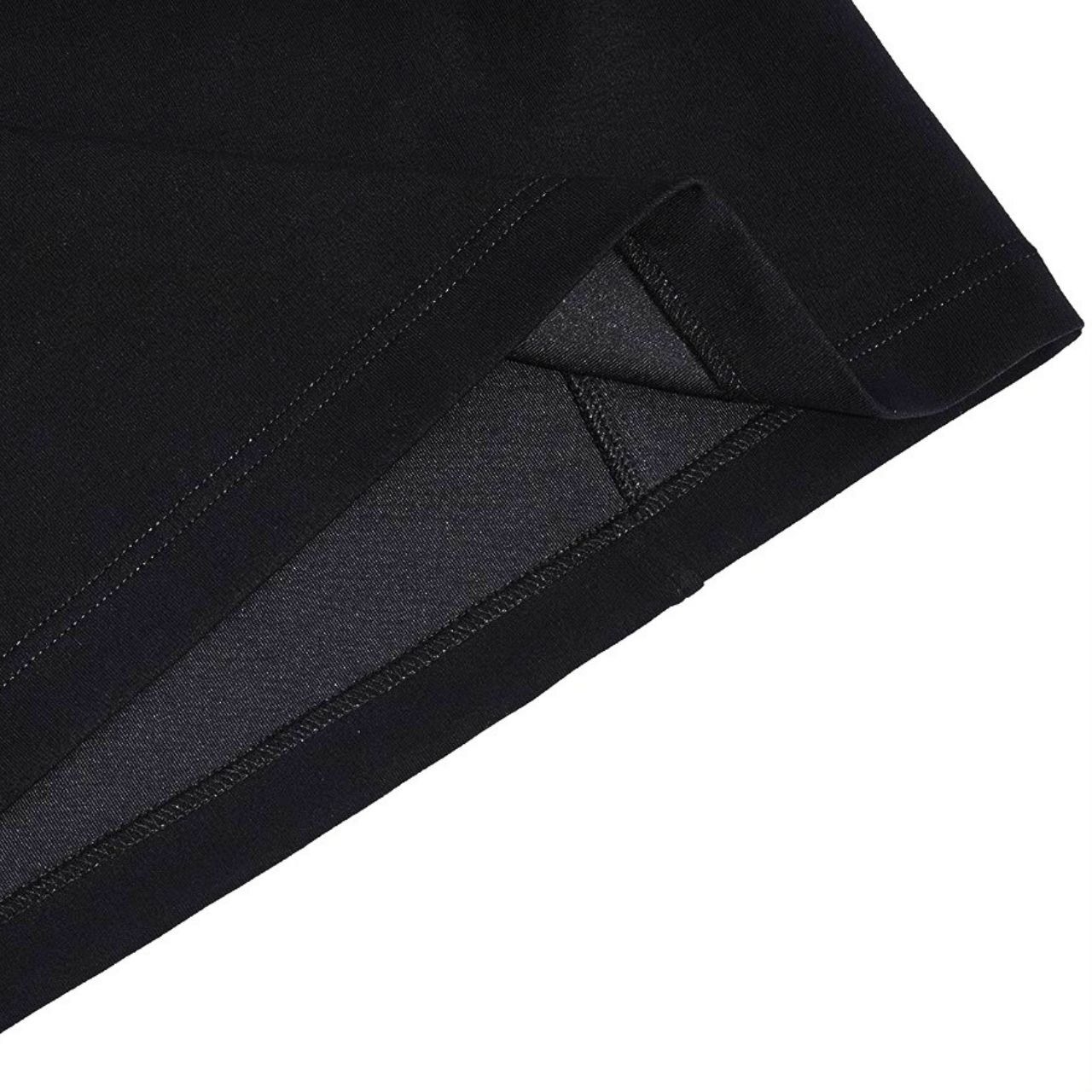 肩袖アクセントシンプルロングTシャツ　1212