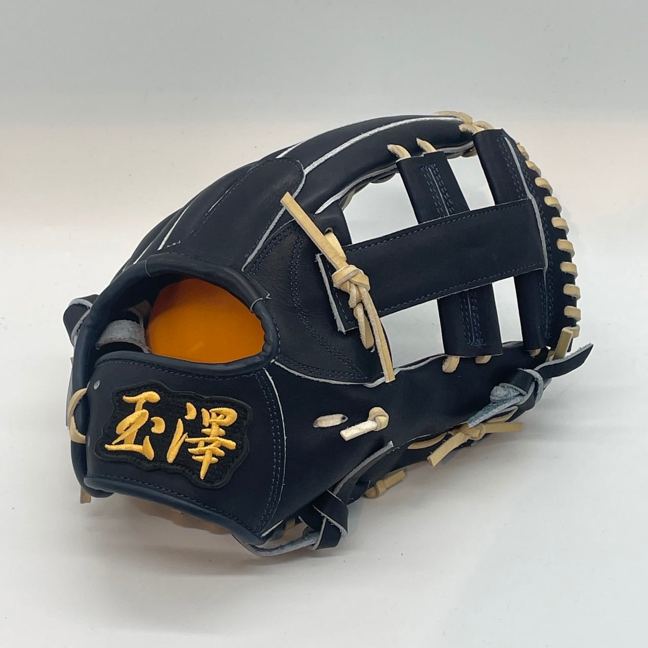 タマザワ HERO-GY22 硬式グローブ イエロー 玉澤 硬式投手用