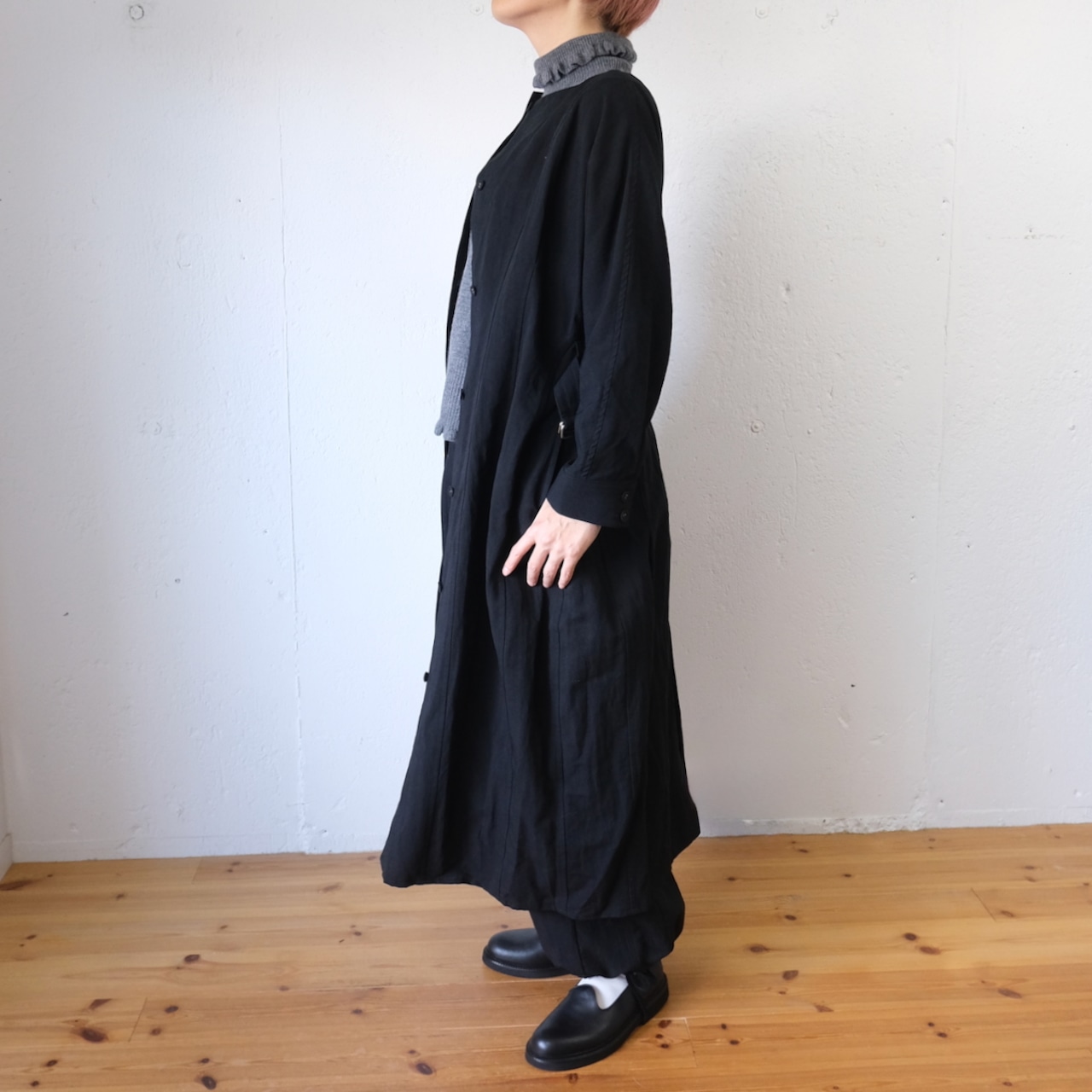 Native Village(ネイティブヴィレッジ) No.06/ serenity : 静謐 ダーツドレス(black)
