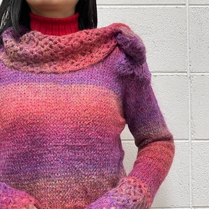 Gradation Ribon Mohair Knit　L833