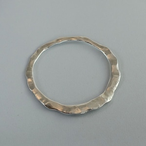 SLICE  BANGLE  SILVER