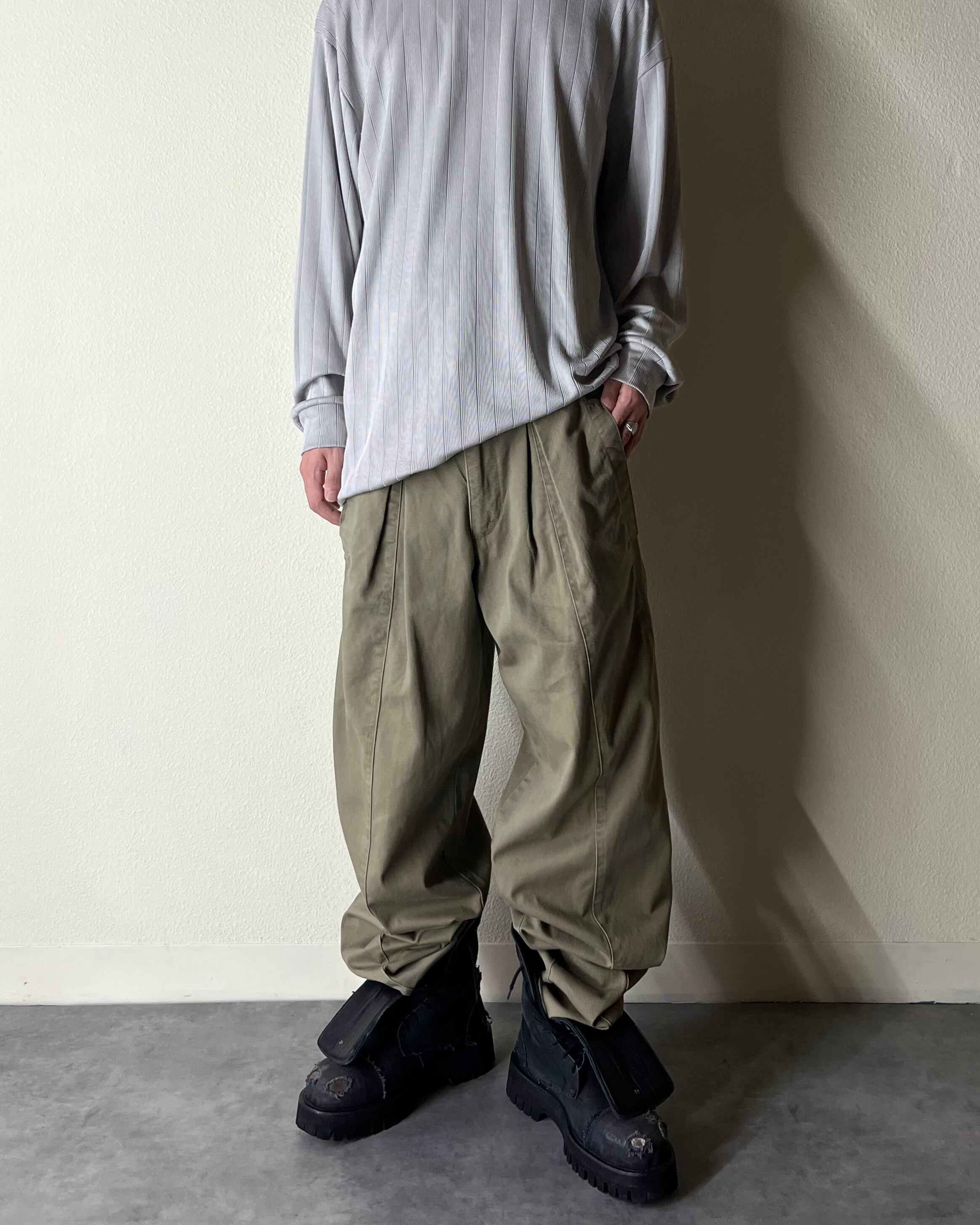 90s MARITHE+FRANCOIS GIRBAUD Cotton Slacks