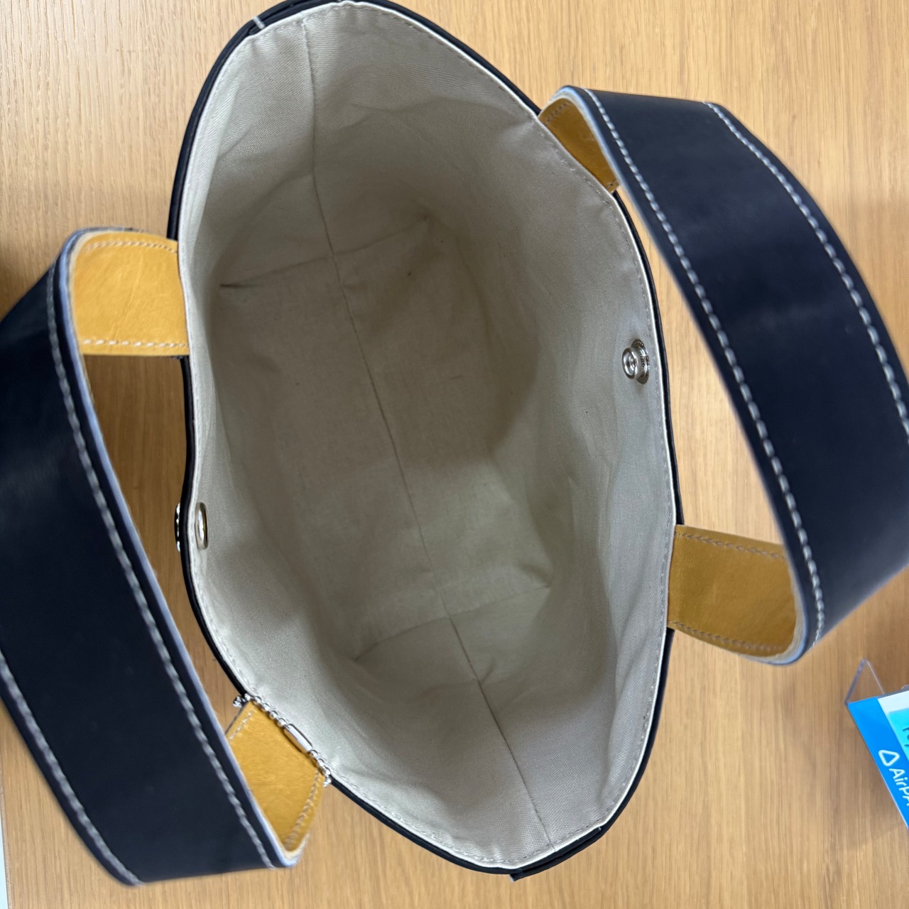 グローブレザー ミニトートバッグ【国産牛革】