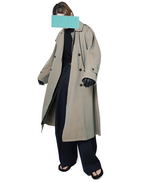 ssstein "VINTAGE TRENCH COAT〔KHAKI BEIGE〕"