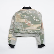 【BJK-L009】再構築リバーシブル着物ボンバー KIMONO REVERSIBLE BOMBER JACKET