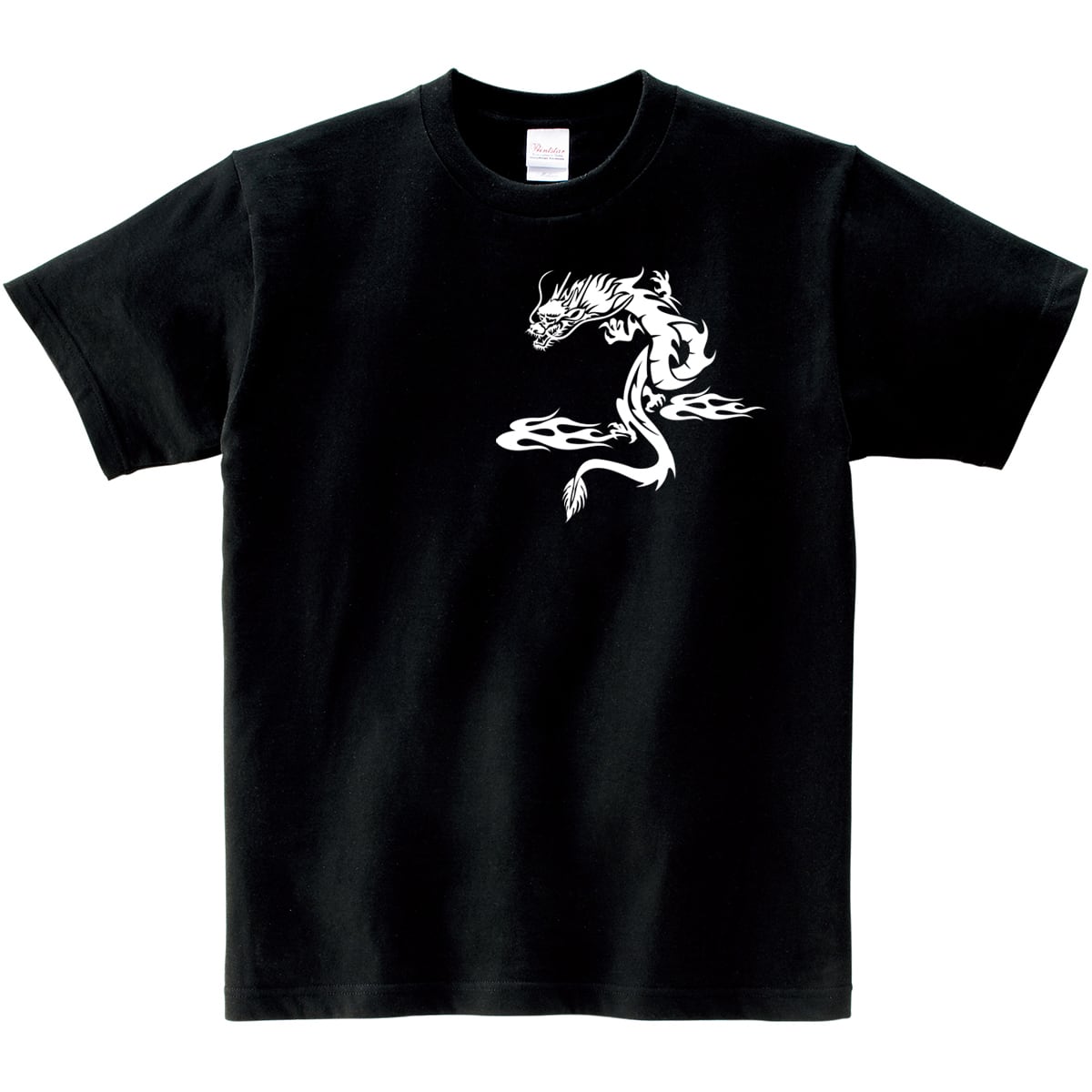 神龍（ドラゴン） Tシャツ am39 おもしろTシャツ ギフト プレゼント イラスト トライバル柄 タトゥーデザイン