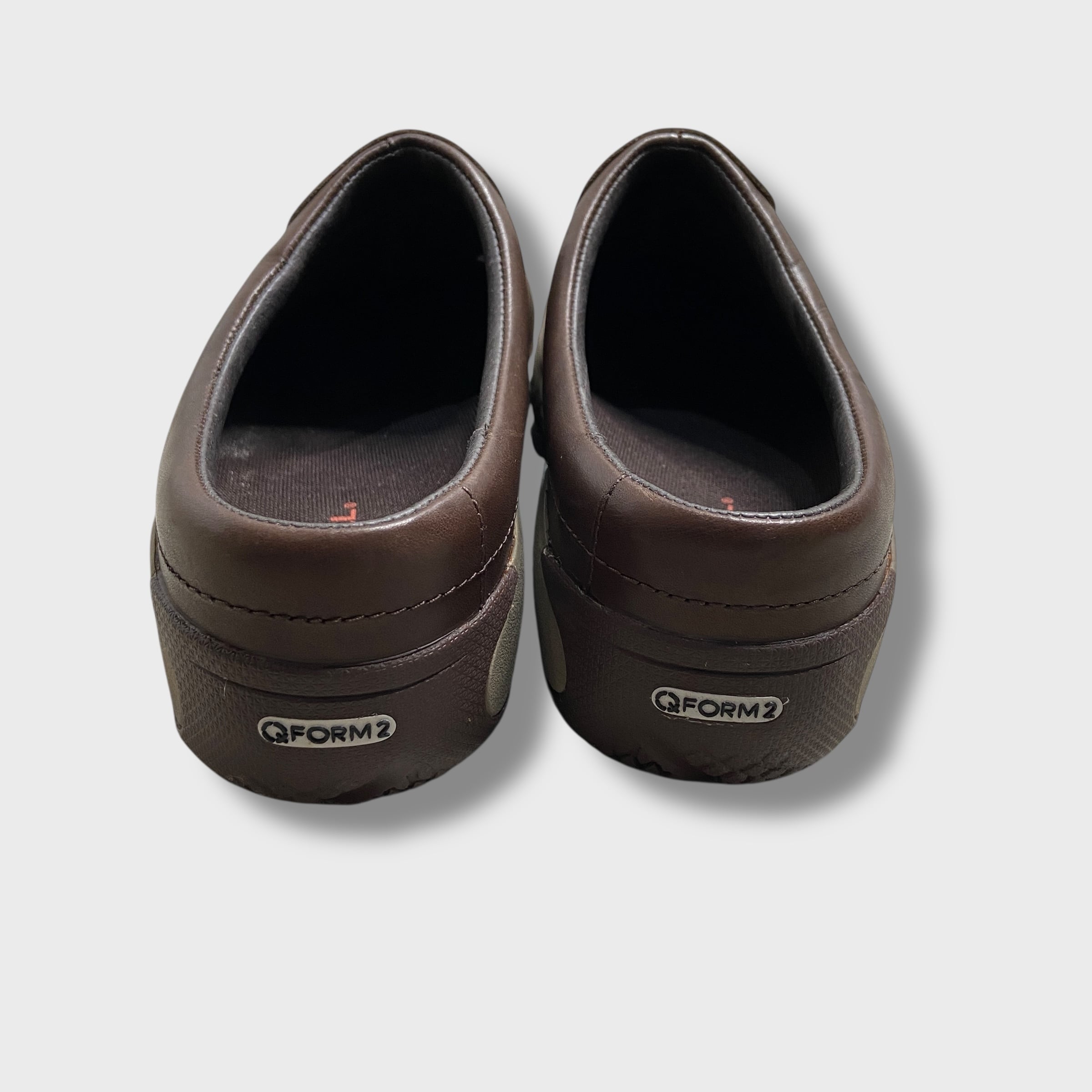 美品 MERRELL メレル アンコールQ2 レザークロッグサンダル ブラウン