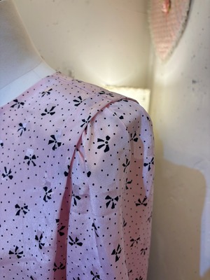 80's ribbon pink dress