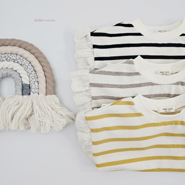 *即納* bebenine ボニーフリルスエット