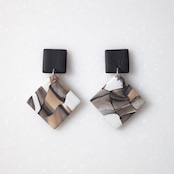 Matte : Black & Beige square