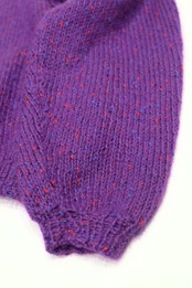 Aubergine purple sweater