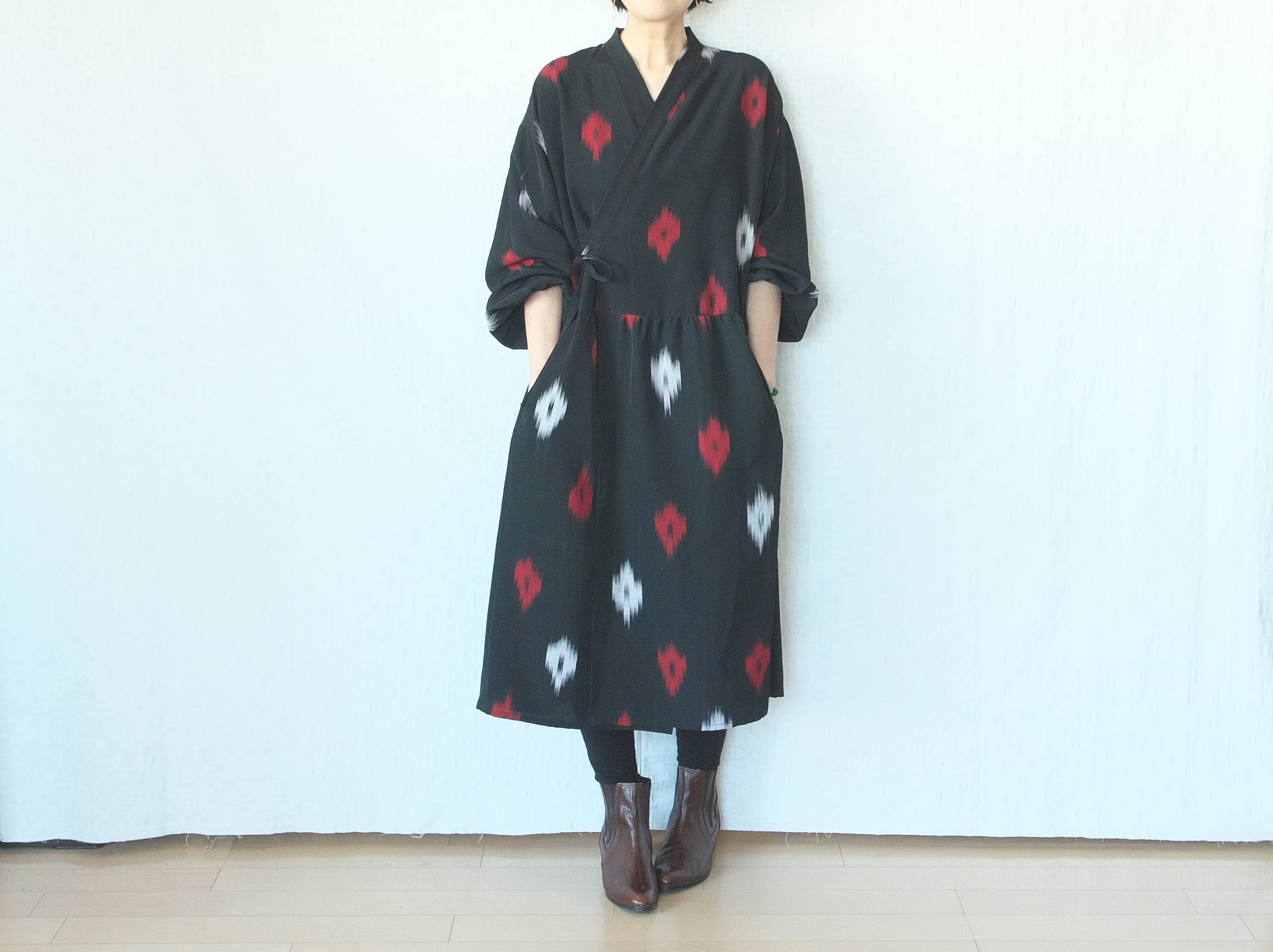 0848 カシュクールワンピース(改良版)