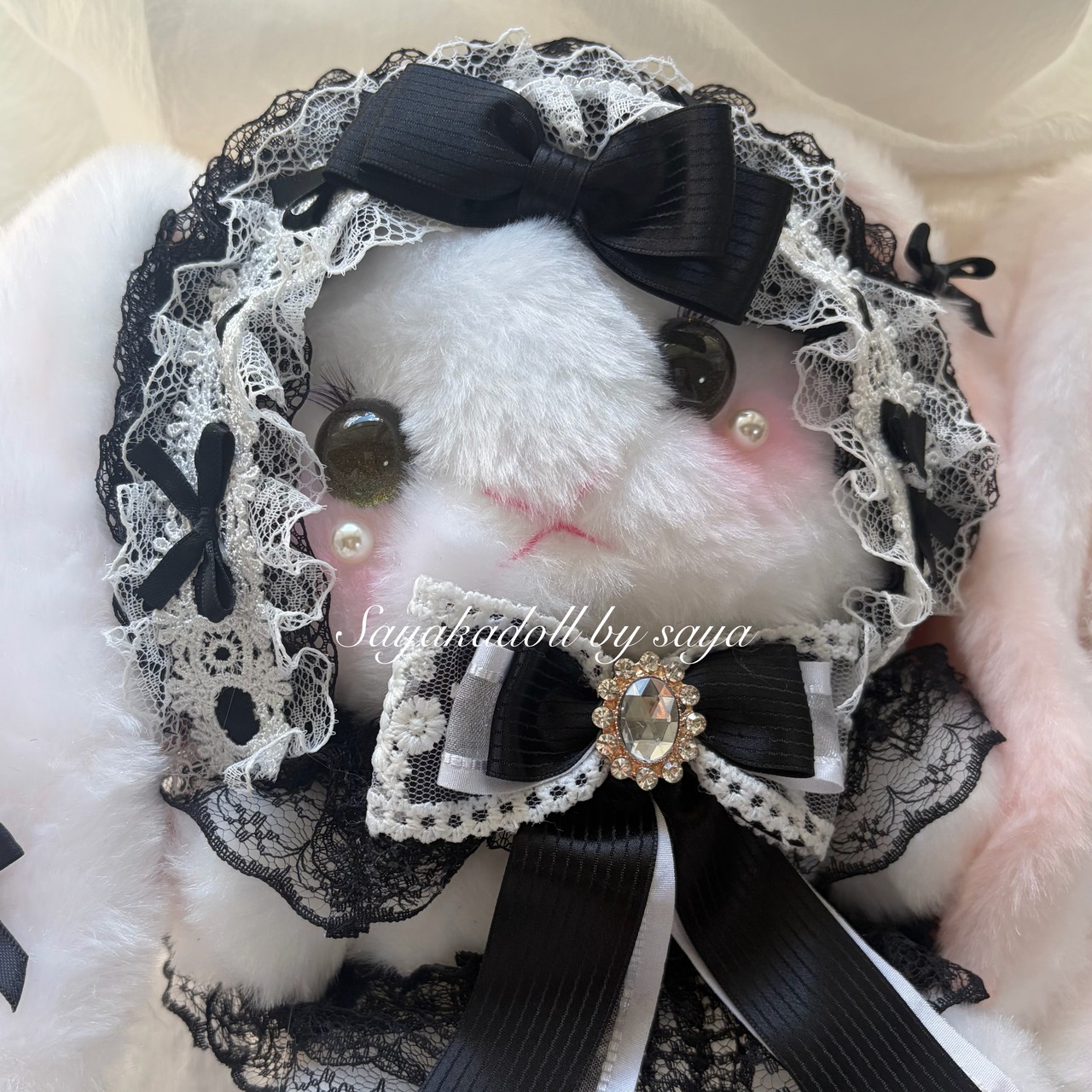 ♡【全2色】DreamHug Bear たれみみうさぎ ぬいぐるみポシェット pink ♡