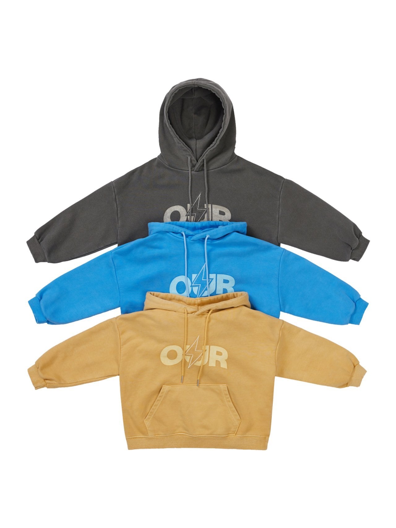 【予約】 pigment storm hoodie/ our(kids)