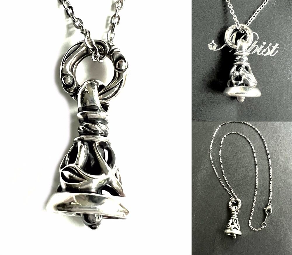 LONE ONES ロンワンズ クレーンベル ペンダント ネックレス S チェーン付き