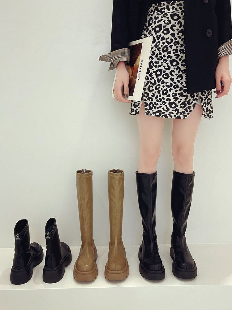 ブーツウィンタースタイルショートベルベットブラックスタンダード レトロ 靴 シューズ 冬物 部族の婦人靴26945530368