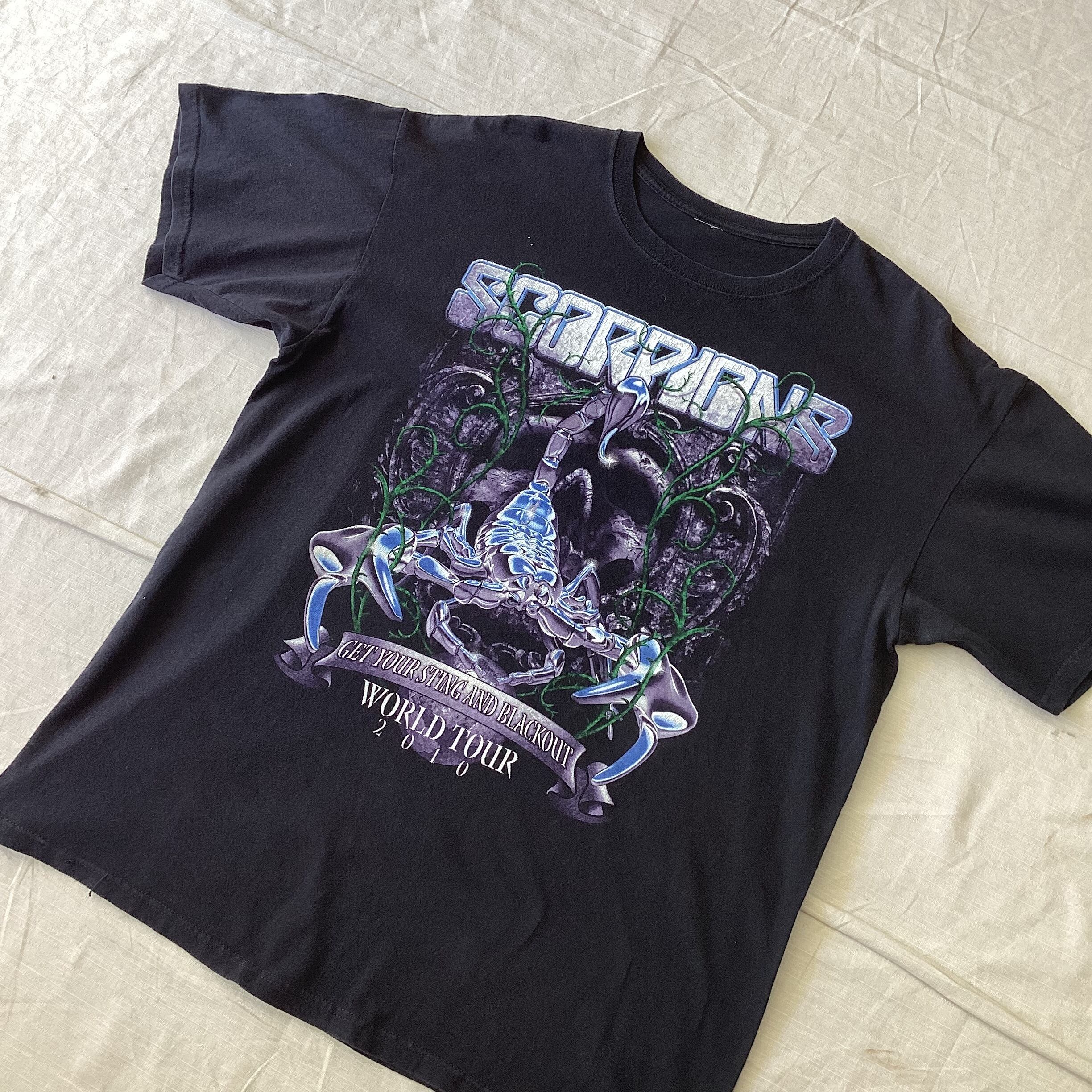 SALE 30%off】2010年 SCORPIONS/スコーピオンズ ロックバンドTシャツ 