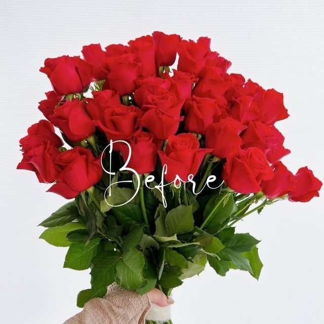 【ブーケスタイル・20〜69輪用】大切なお花（ブーケ）を押し花＋額装します