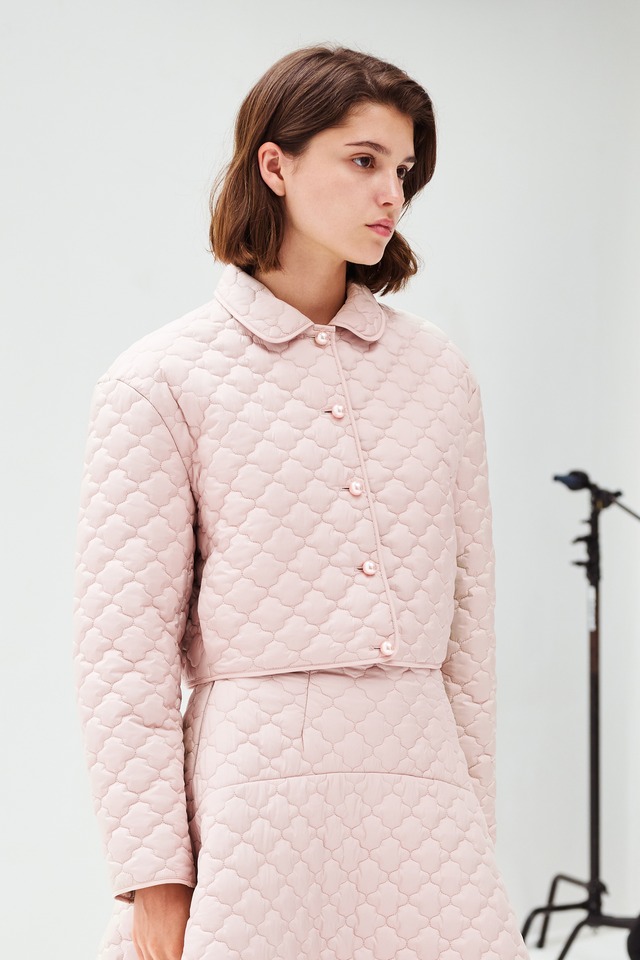 VOYAGE CROPPED JACKET PINK