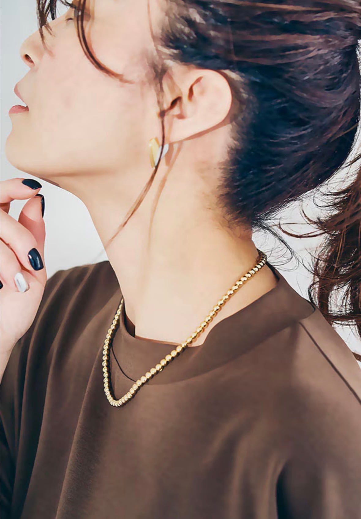 ANIECA 】Ball Chain Necklace/ボール チェーン ネックレス | valance