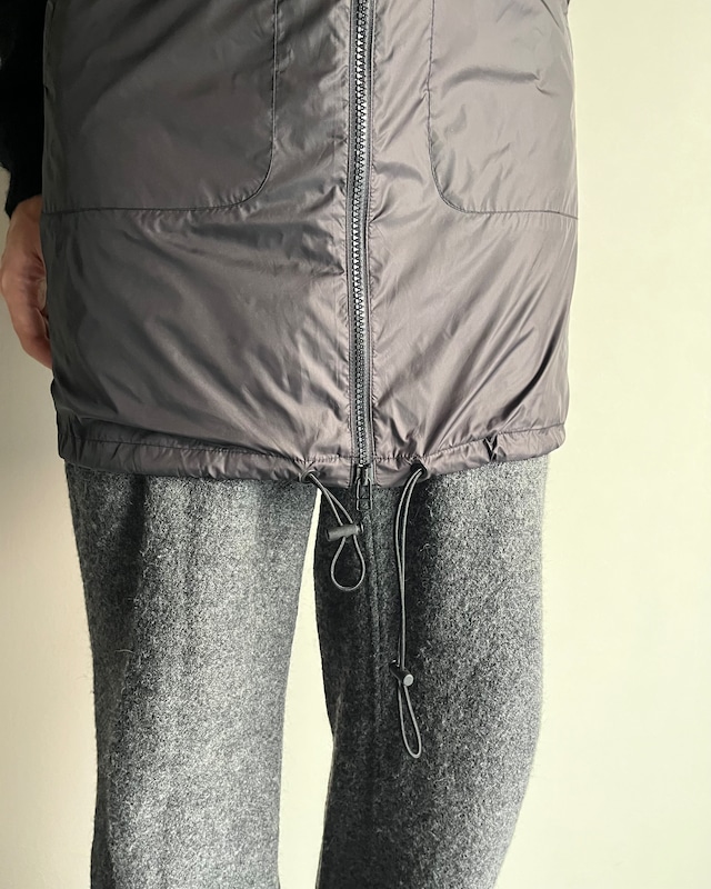 【3.1 Pillip Lim】long length nylon wool switching coat