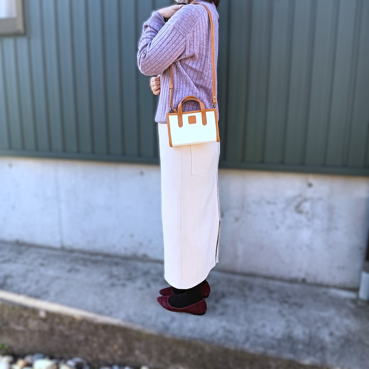 【希少】特別な価値ある「一点もの」鹿革・ミニトートバッグ・ボルサ【ジビエレザー】