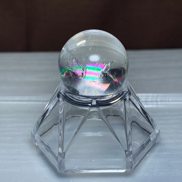 4.レインボー☆アイリスクォーツ スフィア