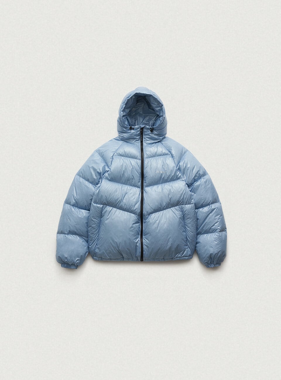 1月初旬発送 [The Barnnet] Baby Blue Reversible Hooded Goose Puffer