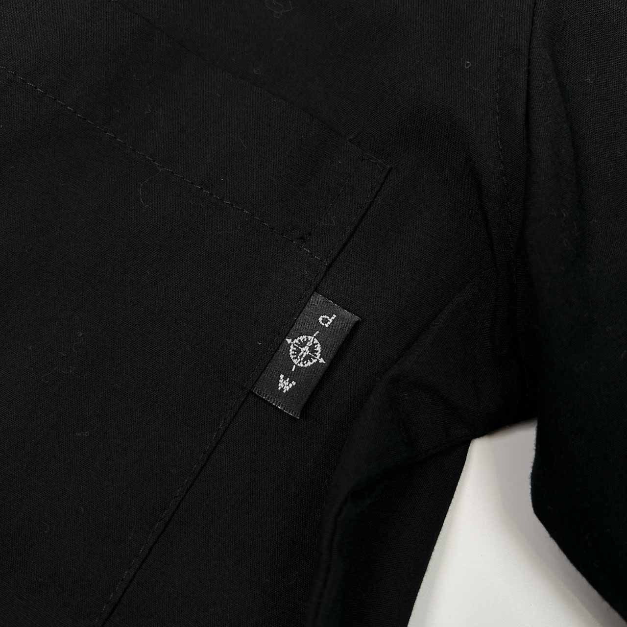 90s Dexter Wong デクスター ウォン シャークプリント 半袖シャツ サイズ S /ブラック/ビンテージ/バスストップ