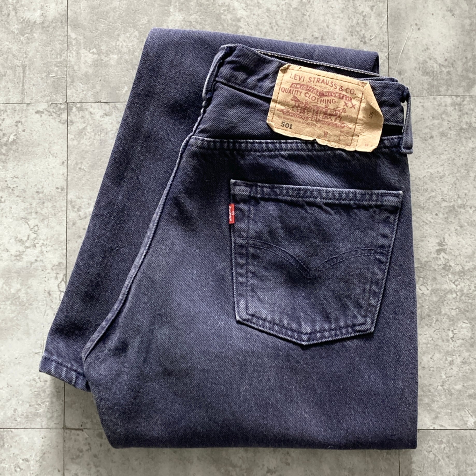 W32 L36】90's US.Levis 501 リーバイス バレンシア工場(555) ボタン裏