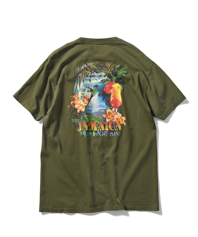 【LFYT】VACATION CLUB JAM TOUR TEE-OLIVE