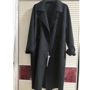 ダブルブレスト ミドル丈コート 7color W01417