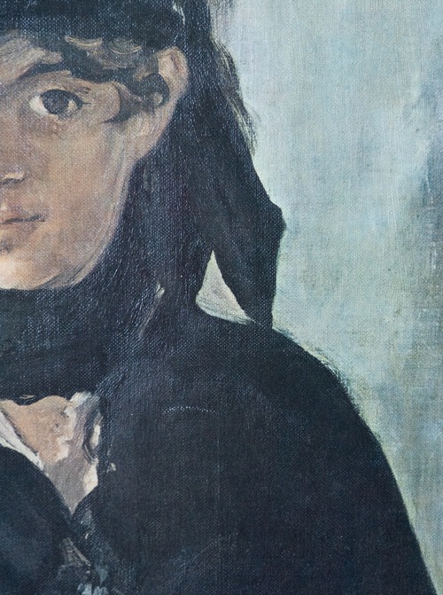 "Manet" used Reproduction print <Berthe Morisot au chapeau noir>