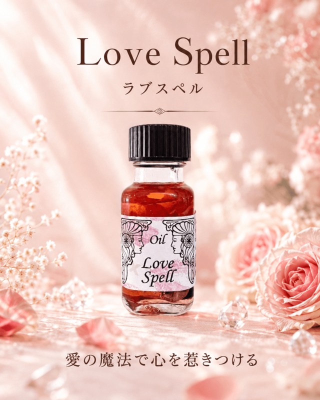 【あなたをもっと魅力的にする】メモリーオイル - ラブスペル（愛の魔法）★製作休止オイル