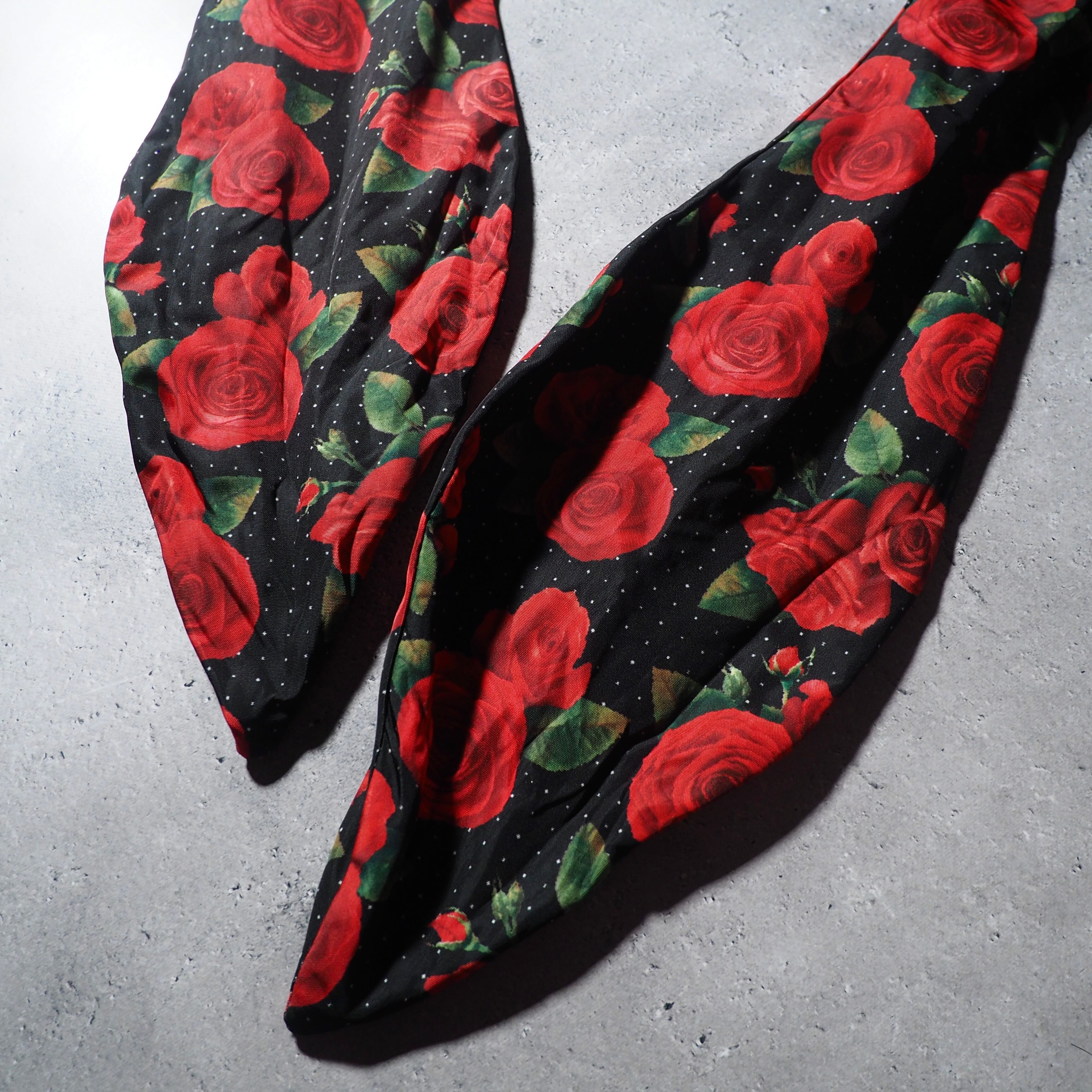 ” Maturely ” Beautiful Rose printed 2ways hand shoulder Bag