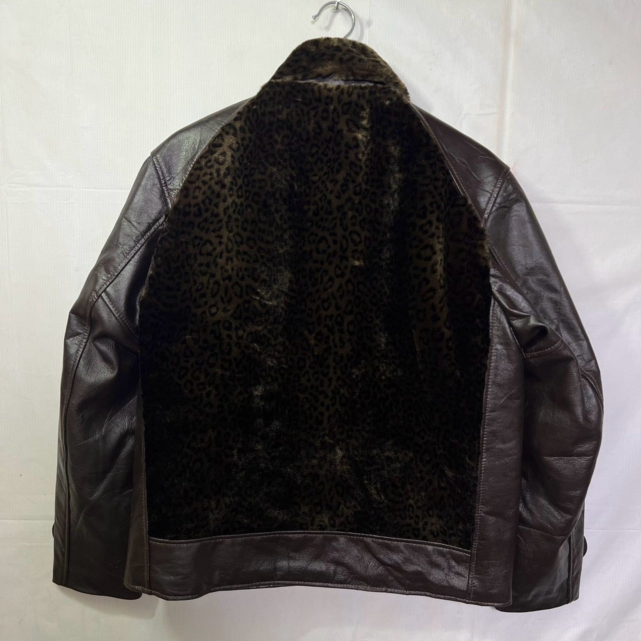 Vintage Leather Grizzly Jacket 再構築 熊ジャン オワジャン