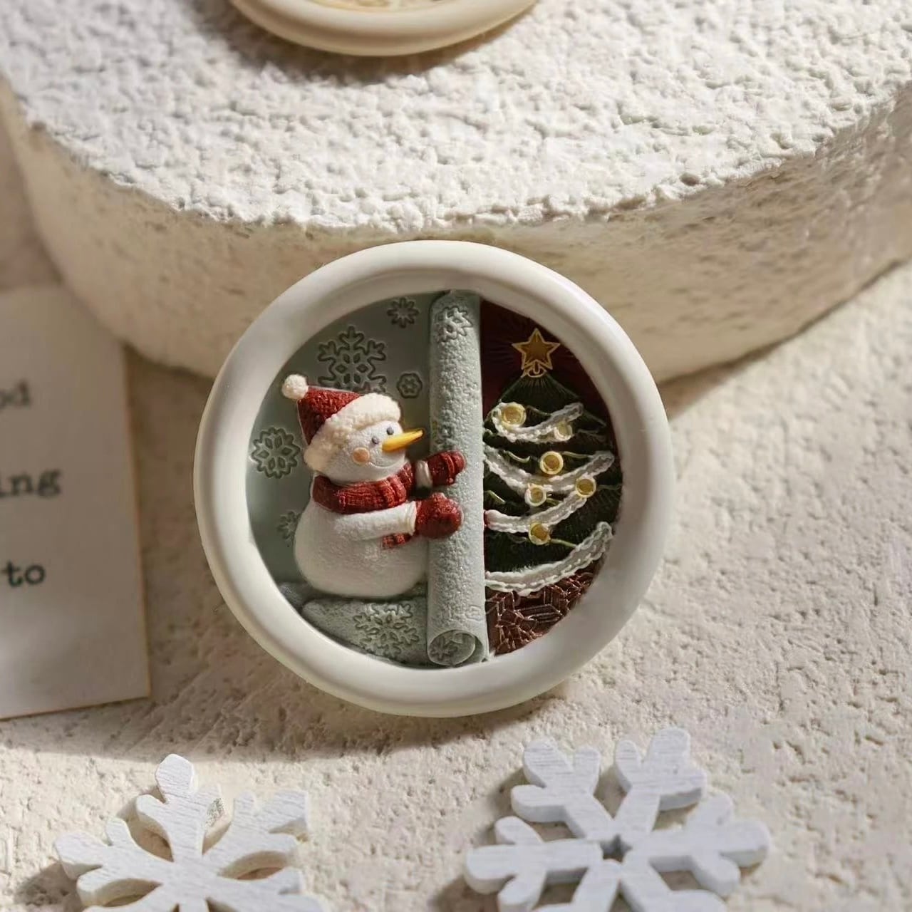 めくるクリスマス|Unfolding Christmas 25mm・シーリングスタンプ