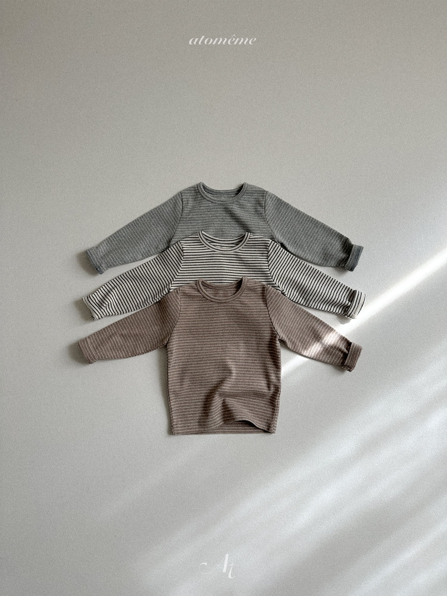 iro stripe tee【atomeme】※予約商品