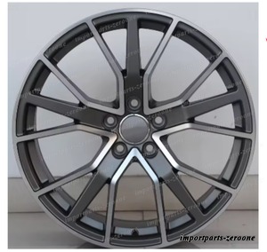 21インチ ホイール グレー＆マシニング 4本セット アウディ A6 アバント C8 21x8.5J ET43 - HU-1053-21