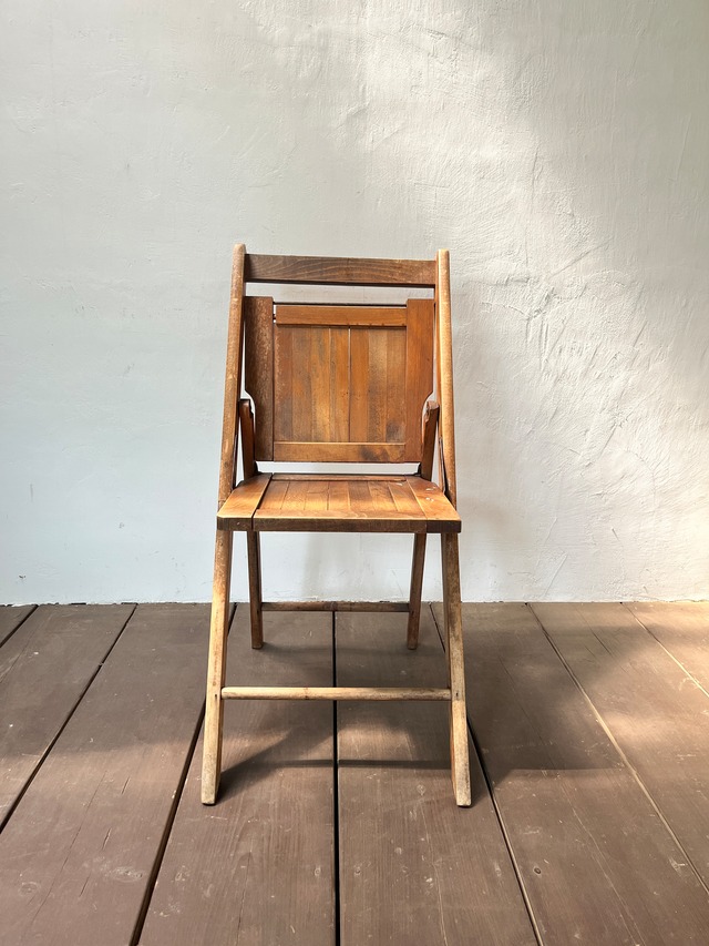 Folding chair / U.S.A＜ヴィンテージチェア・アメリカンチェア・古家具・折り畳み椅子＞