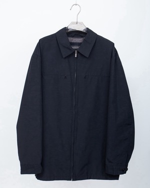 "BANANA REPUBLIC" nylon twill zipjacket